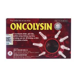 Oncolysin Á Âu hỗ trợ giảm nguy cơ u bướu, nâng cao sức đề kháng 30 viên