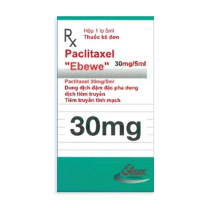 Paclitaxel Ebewe 30mg điều trị ung thư biểu mô 5ml