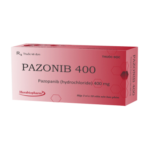 Pazonib 400mg Herabiopharm điều trị ung thư 30 viên