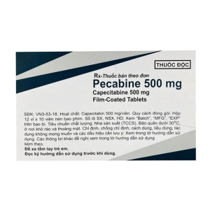 Pecabine 500mg Normon điều trị ung thư 120 viên