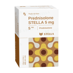 Prednisolone Stella 5 mg ức chế miễn dịch 200 viên