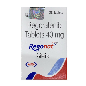 Regonat 40mg Natco điều trị ung thư 28 viên
