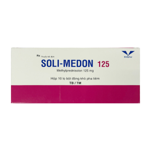 Soli-Medon 125 Bidiphar ức chế miễn dịch 10 lọ