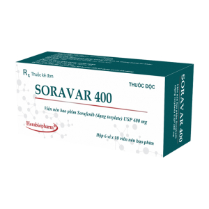 Soravar 400mg Herabiopharm điều trị ung thư 60 viên
