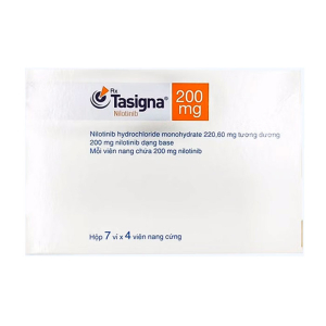 Tasigna 200mg Novartis điều trị bạch cầu tủy mạn 28 viên