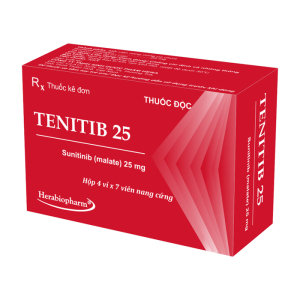 Tenitib 25mg Herabiopharm điều trị bệnh ung thư 28 viên