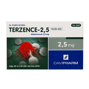 Terzence 2.5 mg Davipharm điều trị ung thư 100 viên