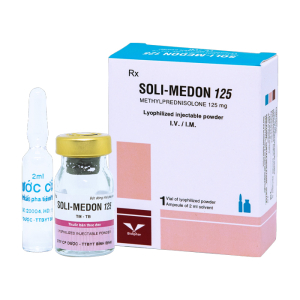 Thuốc Soli-Medon 125 Bidiphar ức chế miễn dịch 1 lọ
