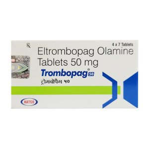 Trombopag 50mg Natco điều trị ung thư 28 viên