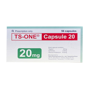 Ts-one 20mg Taiho điều trị ung thư dạ dày tiến triển 56 viên