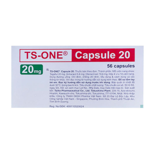 Ts-one 20mg Taiho điều trị ung thư dạ dày tiến triển 56 viên