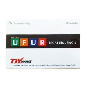 Ufur Tegafur/Uracil TTY Biopharm điều trị ung thư 70 viên