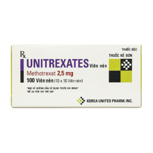 Unitrexates 2.5mg United điều trị ung thư 100 viên