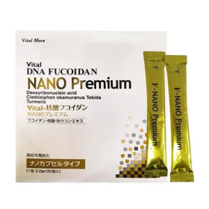 Vital DNA Fucoidan Nano Premium giúp hỗ trợ điều trị ung thư 30 gói