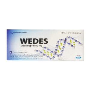 Wedes 50mg Davipharm ức chế miễn dịch 20 viên