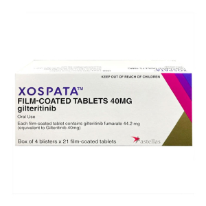 Xospata 40mg Astellas điều trị bệnh bạch cầu tủy 84 viên
