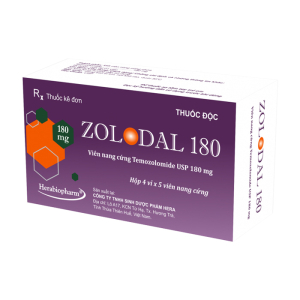 Zolodal 180mg Herabiopharm điều trị ung thư 20 viên