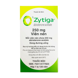 Zytiga 250mg Janssen điều trị ung thư tuyến tiền liệt 120 viên